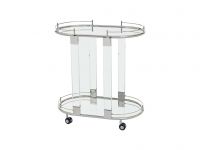 Acrylic Bar Cart Serving Cart Serving