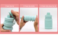 750ml Collapsible Portable Food Grade Silicone