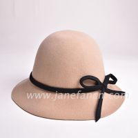 Fashion Good Quality Woman Cloche Wool