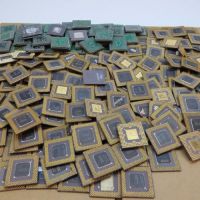 486 and 386 CPU Computer Motherboard Scrap Ceramic CPU Scrap
