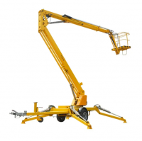 6m 8m 12m 14m 16m Cherry picker 4x4 truck mounted boom lift car crane with basket Qiyun lift