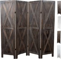 D'Topgrace 4 Panel Barnwood