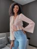 Ladies Fashion  Top Lace-up V