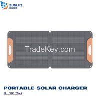 Folding Solar Charger, 60W 20V
