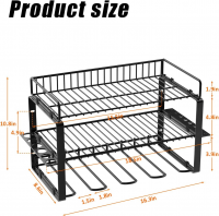 3- TIER Power Tool Organizer and Storage Rack - Perfect for Storaging Your Power Drill and Heavy Duty Tools with Ease!