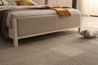 Wood And Upholstered Bed 2202