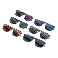 Acetate Sunglasses OEM Polarized Lens Rectangle