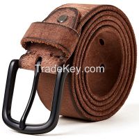 100% Real Leather Belt Male Cow