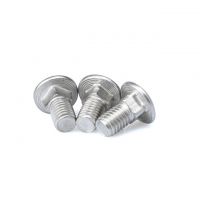 SS316 A4-70 DIN603 Round Head Square Neck Bolts