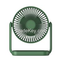 2023 new retractable night light USB desktop fan outdoor camping mini