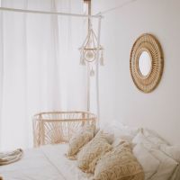 Wall Rattan Mirror Home Decoration Wall