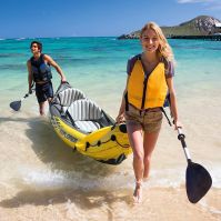 2-Person Inflatable Kayak Set With
