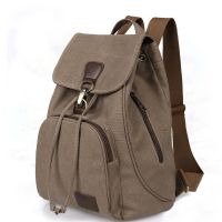 Lady's Fashion Canvas Backpack Bags