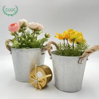 Metal Artificial Flower Pot For Home