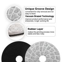 Vacuum Brazed Technology Rubber Layer Unique