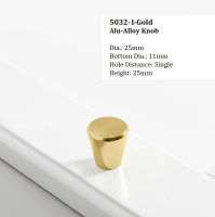 Gold Aluminum-Alloy Furniture Knob