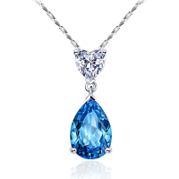 Silver Waterdrop Pendant Suitable For Valentine