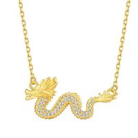 2024 New Year Brass Dragon Necklace