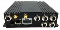 HDD &amp;amp;amp; SD Card 4 Channel Mobile DVR shockproof , digital Mobile car DVR H 265