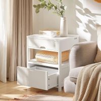 Beside Table With 2 Drawers, NightStands