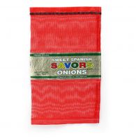 Leno Mesh Bag With Label
