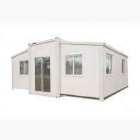 Expansion box mobile room Outdoor expansion box 3-in-1 foldable living box Double wing folding room integrated housing