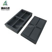 High density carbon graphite molds for gold melting