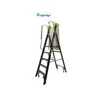 Fiberglass Large Platform Ladder With 4