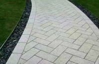 Non Slip White Rust Stone Paving