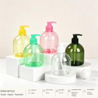 Body Cream Bottles Amber Color