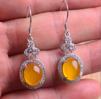 925 Sterling Silver Ear Hook Yang
