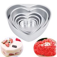 Heart Aluminum Cake Baking Pan Removable
