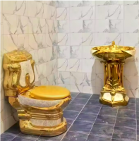 China Chaozhou Factory Gold Plated Toilet