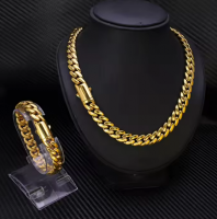 Jewelry 14K 18K Gold Cuban Necklace