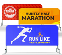 Custom Double-Sided Crowd Barrier Banner