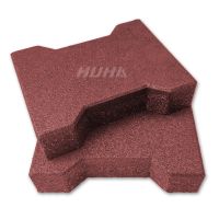 Rubber Pavers Dog Bone Type Outdoor