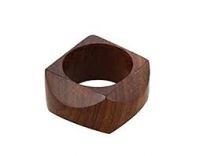 Pumpkin Iraca Napkin Rings - Mango Wood