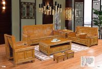 Solid Wood Sofa Set Office Furniture