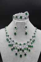 Jewelry Set Of Necklace And Earrings