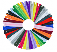Zippers For Sewing, 120pcs Nylon Zippers