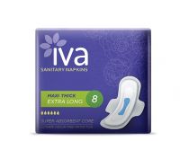 Female Sanitary Pads / Napkins Tri Fold IVA Maxi Think Extra Long