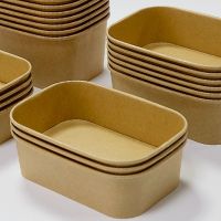  Retangular Paper Bowl container