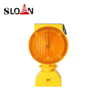 Traffic Safety Solar Warning Light Yellow