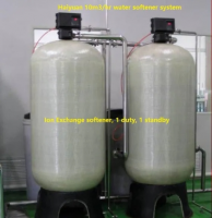 Automatic Brackish Water Softening Ion Exchange Water Softer System Hard Well Dual Water Softener for Boiler Irrigation