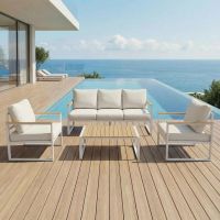 Sat Alu 4-Piece Patio Outdoor