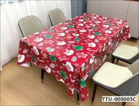  Rectangle Disposable Plastic Tablecloth for Christmas holiday ,Picnic, Birthday, BBQ, Party, Wedding (Black, Rectangle, 54in. X108in.)