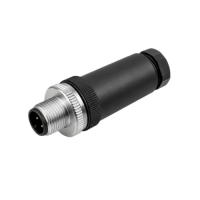 M12 4 Pin A-Coded Male