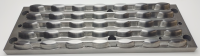 Rail plate drawing and flanging die