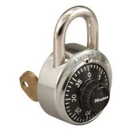 1525 COMBINATION PADLOCK WITH KEY CONTROL