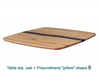Tabletop With Polyurethane River Flow
